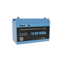 Polinovel Lifepo4 12v Battery Solar 12 Volt 100ah Deep Lithium Ion For RV